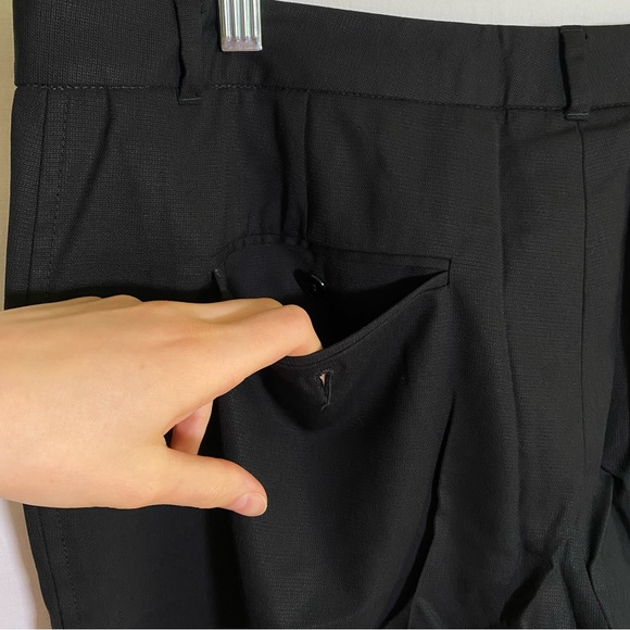 Dolce & Gabbana | Black Wool Dress Pants w Pockets Size 48 Italy/ 38 US Men - Picture 11 of 16